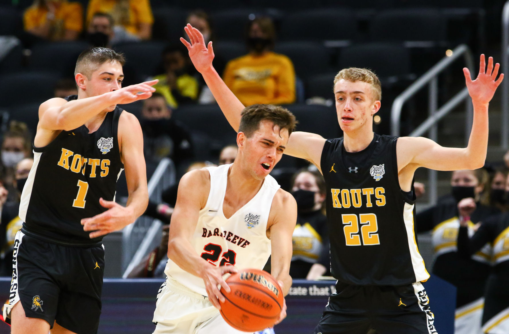 Class A boys basketball state final: Kouts vs. Barr-Reeve